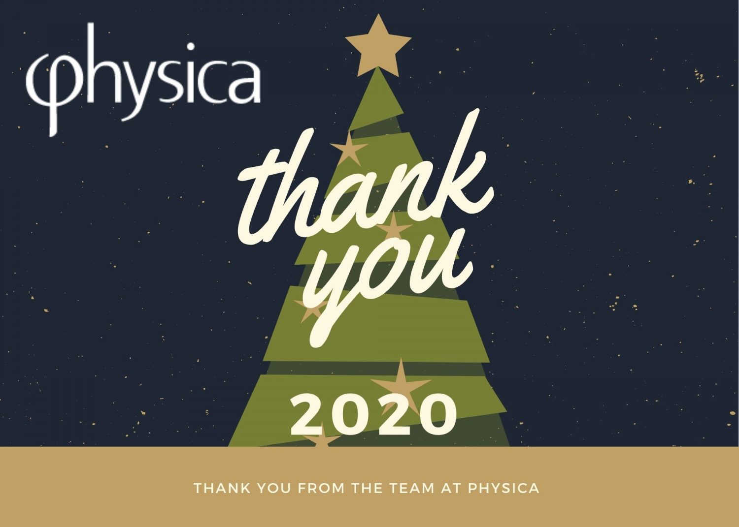 thank you from the team at physica 1