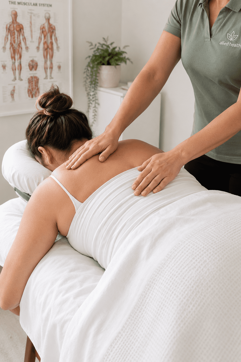 Pregnancy massage in a clinical setting